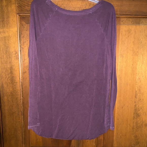Purple Women’s Soft Long sleeve Tee - Picture 2 of 3